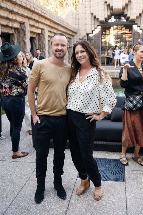 Aaron Paul and Maya Brenner